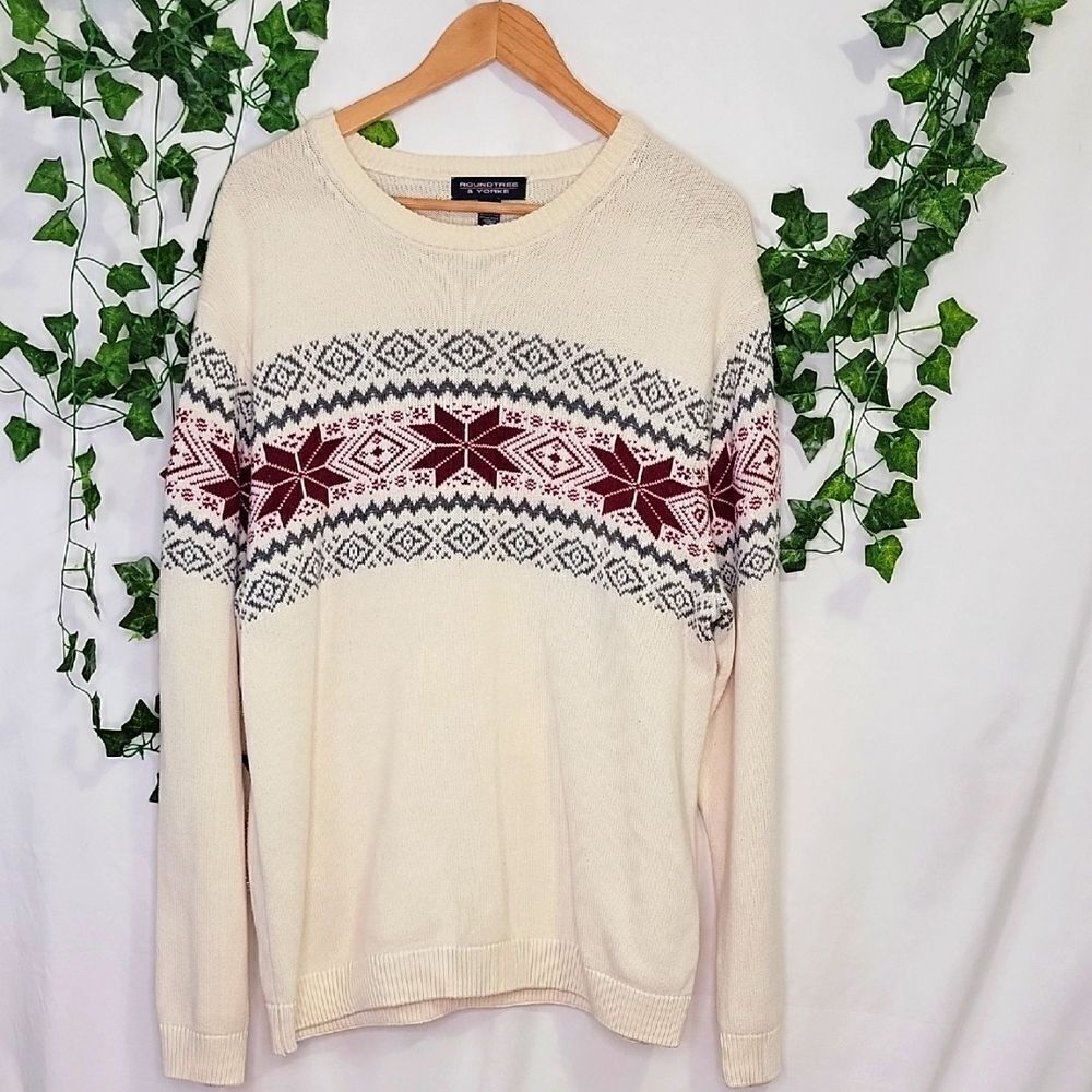RoundTree & Yorke. Handsome Winter Sweater. Size Large. EUC